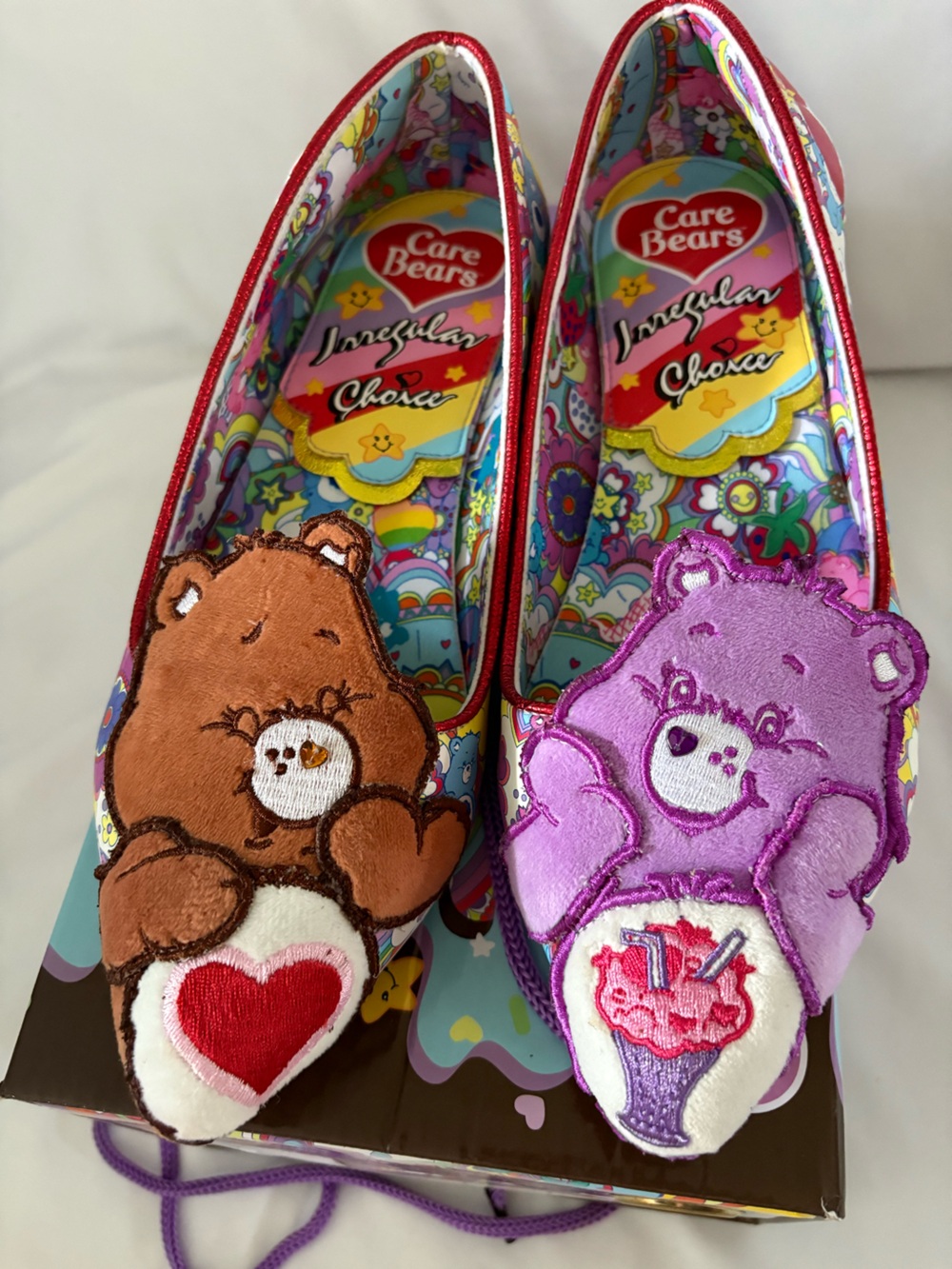 Irregular Choice Multicolor Care Bears Shoes size 39